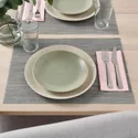 IKEA FÄRGKLAR ФЭРГКЛАР, тарелка десертная, Матовый зеленый, 20 см 404.782.07 фото thumb №4