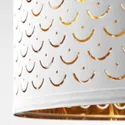 IKEA NYMÖ НИМО / SKAFTET СКАФТЕТ, лампа настольная, белая латунь / латунь, 24x30 см 093.193.10 фото thumb №3