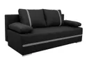 BRW Тримісний розкладний диван Mata з ящиком для зберігання чорний, Sawana 14 Black / Sawana 21 Grey SO3-MATA-LX_3DL-G2_B88701 фото thumb №2