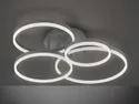 BRW Четырехпозиционный металлический потолочный светильник Vaasa серый 076390 фото thumb №2