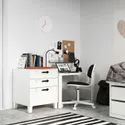 IKEA SMÅSTAD СМОСТАД / PLATSA ПЛАТСА, комод с 3 ящиками, белый / белый, 60x57x63 см 993.875.21 фото thumb №5