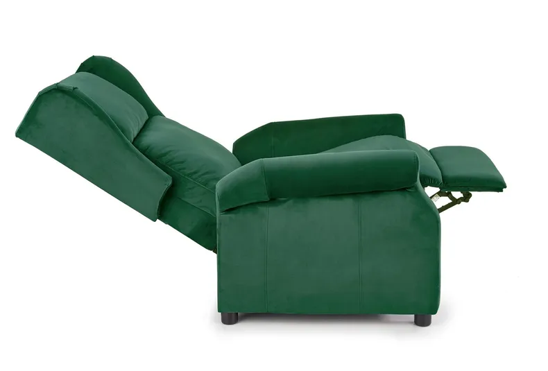 Кресло реклайнер HALMAR AGUSTIN 2 темно-зеленый фото №3