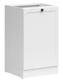 BRW Junona Line базовый шкаф для кухни 50 см правый белый, белый D1D/50/82_P_BBL-BI/BI фото thumb №2