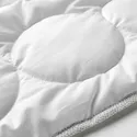IKEA LENAST ЛЕНАСТ, ковдра д / дитячого ліжка, білий / сірий, 110x125 см 703.730.58 фото thumb №4