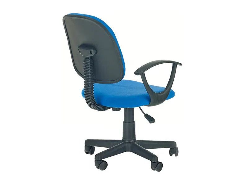 BRW Darian Bis, поворотне крісло синє, синій/чорний HALM/FOTEL-DARIAN_BIS-NIEBIESKI фото №2