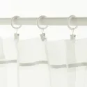 IKEA SYRLIG СИРЛИГ, гардин кольцо с зажимом и крючком, белый, 25 мм 402.240.98 фото thumb №3