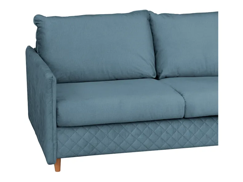 BRW Трехместный диван-кровать Sana велюр синий, Моноли 72 SO-SANA-3F-TK1_BC1177 фото №7
