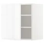 IKEA METOD МЕТОД, шафа навісна із полицями, білий / ВОКСТОРП глянцевий / білий, 60x60 см 294.578.38 фото