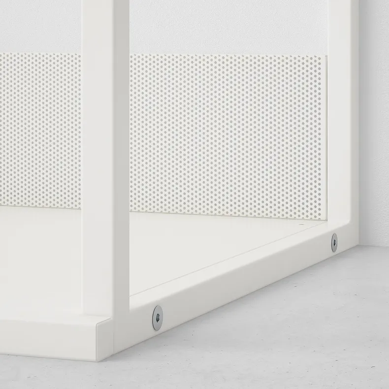 IKEA PLATSA ПЛАТСА, відкрита поличка для взуття, білий, 80x40x120 см 204.524.06 фото №3