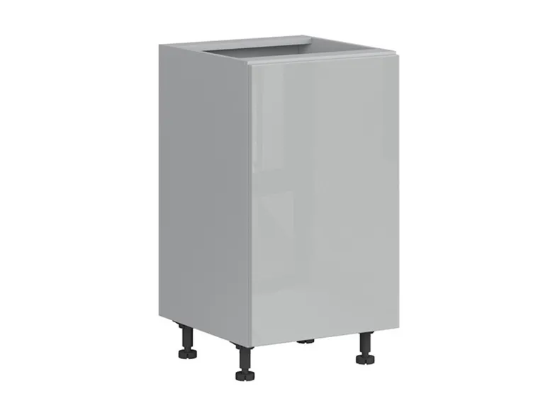 BRW Базовый шкаф для кухни Top Line 45 см правый серый глянец, серый гранола/серый глянец TV_D_45/82_P-SZG/SP фото №2