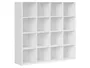 BRW книжкова шафа Nepo Plus 151 см з 16 полицями біла, білий REG/15/16-BI фото