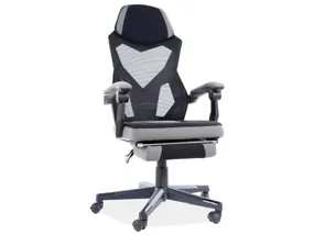 Поворотний стілець SIGNAL Q-939, сірий / чорний фото