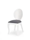 Кухонный стул HALMAR VERDI белый/серый фото thumb №1