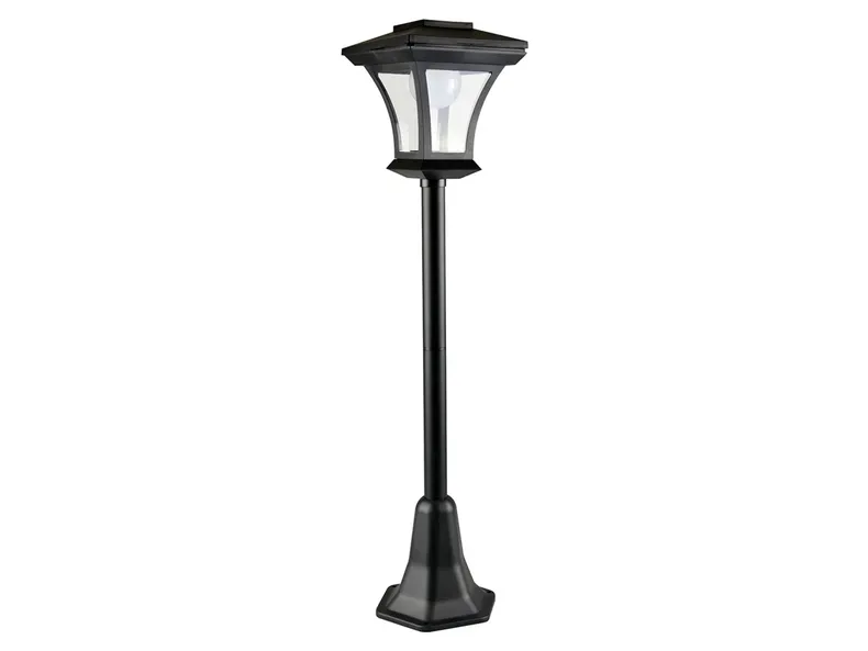 BRW Светодиодная солнечная лампа Tirana в пластиковом корпусе черного цвета 093250 фото №1