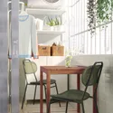 IKEA NÄMMARÖ НЕММАРЕ / ENSHOLM ЕНСХОЛЬМ, стіл+2 стільці, вуличний світло-коричнева морилка/зелений, 75 см 595.447.40 фото thumb №4