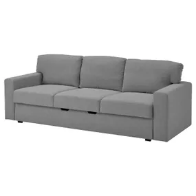 IKEA BÅRSLÖV БОРСЛЁВ, 3-местный диван-кровать, Тибблби бежевый / серый 805.415.89 фото