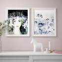 IKEA BILD БІЛЬД, постер, Опівнічна квітка, 40x50 см 404.421.38 фото thumb №2
