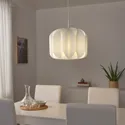 IKEA MOJNA МОЙНА, абажур підвісного світильника, тканина / білий, 47 см 304.518.64 фото thumb №3