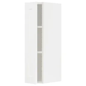 IKEA METOD МЕТОД, шафа навісна із полицями, білий Енкопінг / білий імітація дерева, 20x80 см 394.734.99 фото