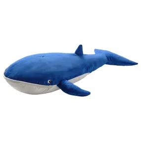 IKEA BLÅVINGAD БЛОВИНГАД, мягкая игрушка, синий кит, 100 см 005.221.13 фото
