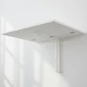 IKEA NORBERG НОРБЕРГ, стіл відкидний, настінне кріплення, білий, 74x60 см 301.805.04 фото thumb №6