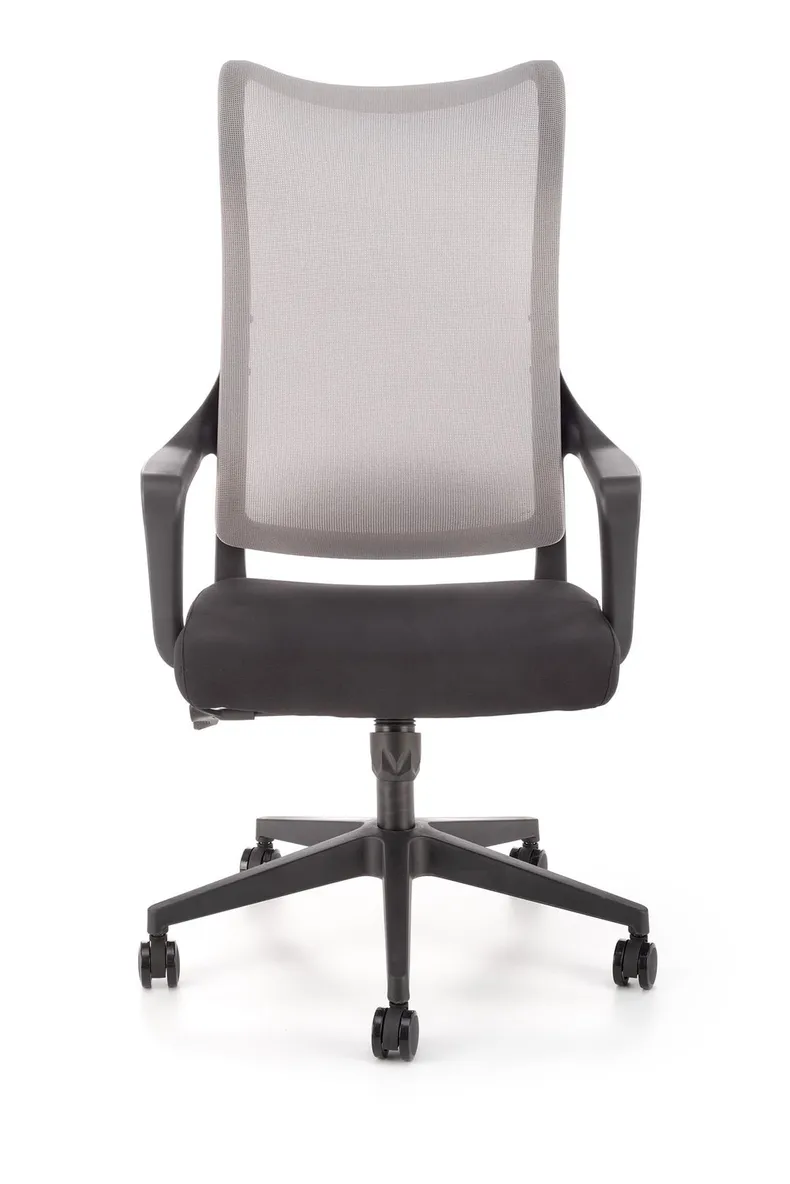 Крісло комп'ютерне офісне обертове HALMAR LORETO, сірий-чорний фото №11