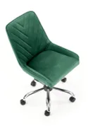 Крісло комп'ютерне офісне обертове HALMAR RICO, зелений оксамит фото thumb №2