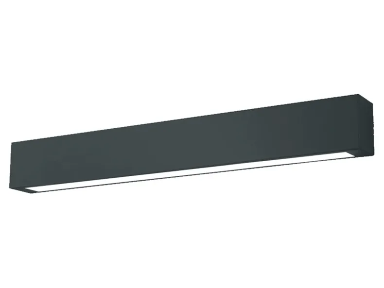 BRW Настінний світильник для ванної Ibros LED 120см метал чорний 082428 фото №1
