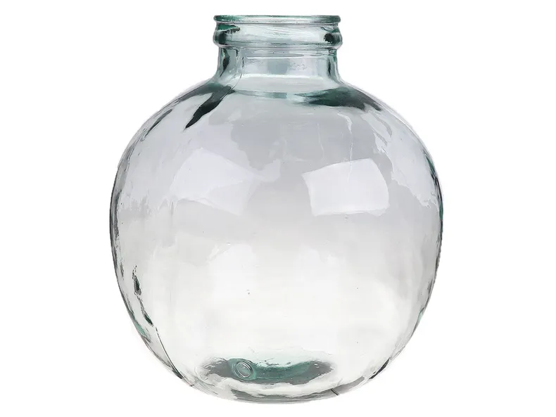 BRW скляна ваза ручної роботи синя 093175 фото №1