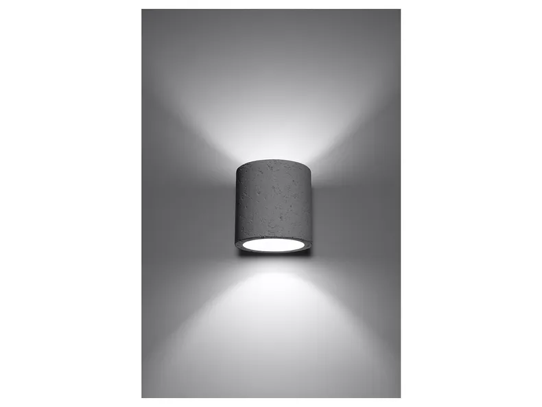 BRW Настенный светильник Orbis серый бетон 067626 фото №2