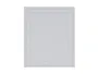 BRW Кухонный верхний шкаф Verdi 60 см со сливом правый светло-серый матовый, греноловый серый/светло-серый матовый FL_GC_60/72_P-SZG/JSZM фото