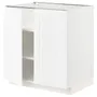 IKEA METOD МЕТОД, напольный шкаф с полками / 2дверцами, белый Энкёпинг / белая имитация дерева, 80x60 см 494.733.66 фото