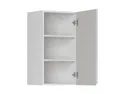 BRW Верхний кухонный шкаф 40 см правый светло-серый глянец, альпийский белый/светло-серый глянец FH_G_40/72_P-BAL/XRAL7047 фото thumb №3