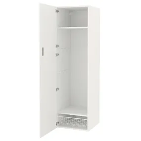 IKEA ENHET ЕНХЕТ, шафа, білий, 60x62x210 см 394.356.76 фото
