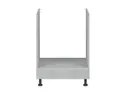 Кухонный шкаф BRW Top Line 60 см серый глянец для встраиваемых духовых шкафов, серый гранола/серый глянец TV_DP_60/82_K-SZG/SP фото thumb №1