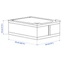 IKEA SKUBB СКУББ, сумка для зберігання, темно-сірий, 43x53x19 см 605.910.52 фото thumb №6