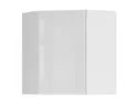 BRW Угловой верхний кухонный шкаф Sole 60 см правый белый глянец, альпийский белый/глянцевый белый FH_GNWU_60/72_P-BAL/BIP фото thumb №1