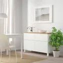 IKEA BESTÅ БЕСТО, комб для хран с дверц / ящ, белый / Лаппвикен / Стуббарп белый, 120x42x76 см 094.404.53 фото thumb №2