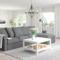 IKEA GRÖNLID ГРЁНЛИД, 4-местный диван с козеткой, Люнген средне-серый 394.090.69 фото thumb №2
