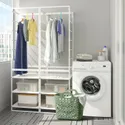 IKEA SLIBB СЛІББ, гнучкий кошик для білизни, зелений, 24 L фото thumb №3