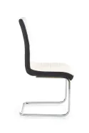 Кухонний стілець HALMAR K132 білий, чорний фото thumb №2