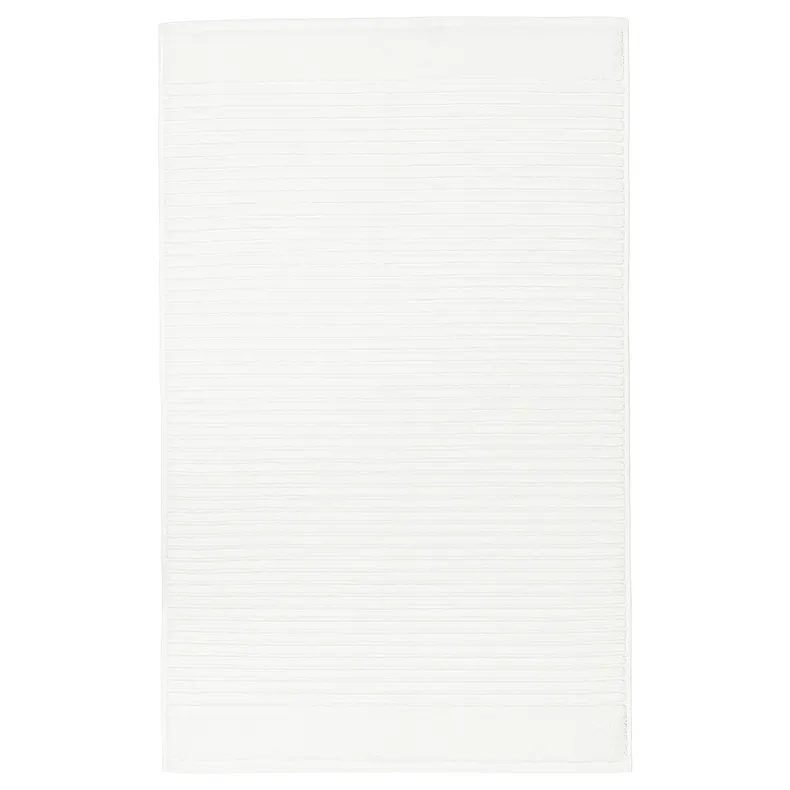 IKEA ALSTERN АЛЬСТЕРН, килимок для ванної кімнати, білий, 50x80 см 004.473.50 фото №1