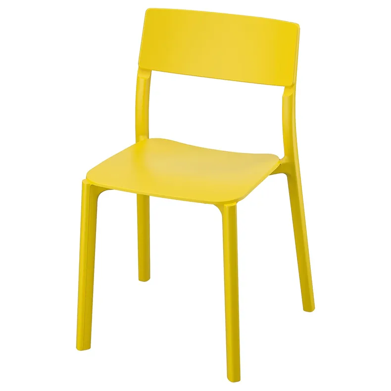 IKEA JANINGE ЯН-ИНГЕ, стул, желтый 602.460.80 фото №1