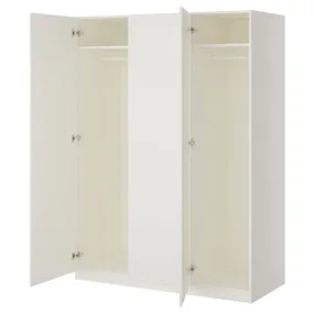 IKEA PAX ПАКС / FORSAND ФОРСАНД, гардероб, белый / белый, 150x60x201 см 490.255.89 фото