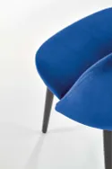 Кухонний стілець HALMAR K384 темно-синій (1шт=4шт) фото thumb №6