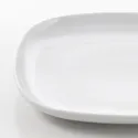 IKEA VÄRDERA ВЕРДЕРА, десертна тарілка, білий, 18x18 см 002.773.57 фото thumb №3