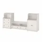 IKEA HAUGA ХАУГА, комбінація шаф для телевізора, білий, 277x46x116 см 993.884.36 фото