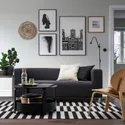 IKEA KLIPPAN КЛІППАН, 2-місний диван, ВАНСБРУ чорний 994.965.63 фото thumb №7