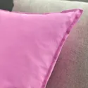 IKEA GURLI ГУРЛИ, чехол на подушку, розовый, 50x50 см 205.541.17 фото thumb №3
