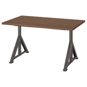 IKEA IDÅSEN ИДОСЕН, письменный стол, коричневый / темно-серый, 120x70 см 492.810.27 фото